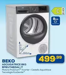 Beko - Asciugatrice 8kg BMEUT4815ALIT