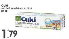 Cuki - Sacchetti Ermetici Api E Chiudi