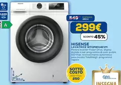 Hisense - Lavatrice Wfqp8014evm