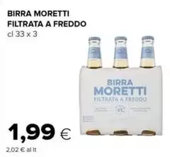 Moretti - Birra Filtrata A Freddo