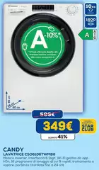 Candy - Lavatrice CSO610GTTWMB6