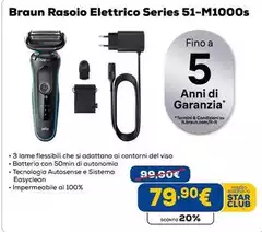 Braun - Rasoio Elettrico Series 51-M1000s