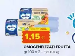 Mellin - Omogeneizzati Frutta
