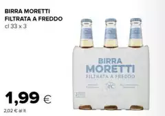 Moretti - Birra Filtrata A Freddo