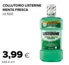 Listerine - Collutorio  Menta Fresca