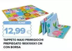 Maxi - Tappeto  Primigiochi Prepiegato 180X100X10 Cm Con Borsa