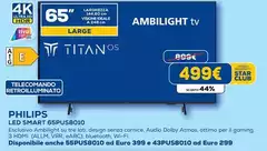 Philips - Led Smart 65pus8010