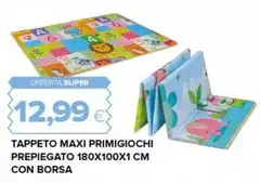 Maxi - Tappeto  Primigiochi Prepiegato 180X100X10 Cm Con Borsa