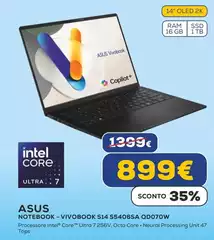 Asus - Notebook Vivobook S14 S5406SA QD070W