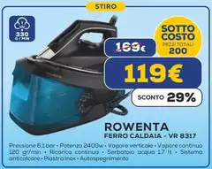 Rowenta - Ferro Caldaia VR 8317