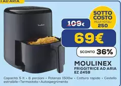 Moulinex - Friggitrice Ad Aria EZ 245B
