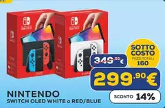 Nintendo - Switch Oled White O Red/Blue