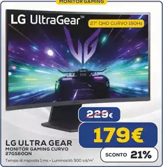 LG - Monitor Gaming Curvo