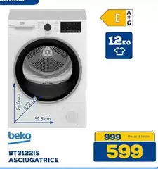 Beko - Bt3122is Asciugatrice