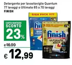 Finish - Detergente Per Lavastoviglie Quantum O Ultimate