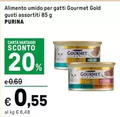 Gourmet Purina - Alimento Umido Per Gatti Gold