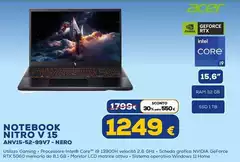 Acer - Notebook ANVI5-56-29977-NERO