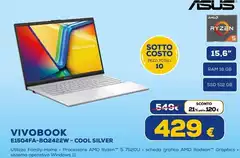 Asus - E1504fa-bq2422w-cool Silver