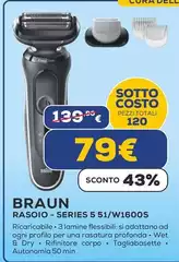 Braun - Rasoio-Serie 5 51/W1600S