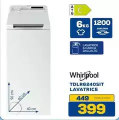 Whirlpool - TDLR6240SIT Lavatrice