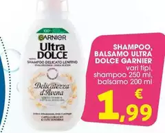 Garnier - Shampoo, Balsamo Ultra Dolce