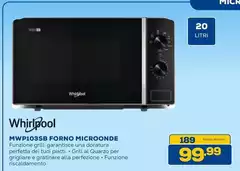 Whirlpool - MWP1035B Forno Microonde
