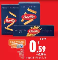 Barilla - Pasta Di Semola