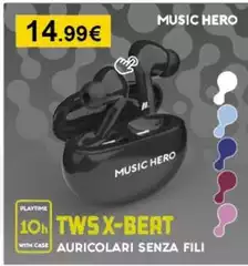 Hero - Tws X-bert Auricolari Senza Fili