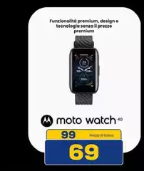 Motorola - Moto Watch 40