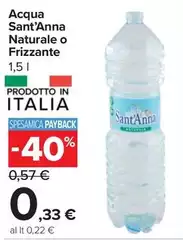 Sant'anna - Acqua Naturale O Frizzante