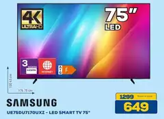 Samsung - Ue75du7170uxz-led Smart Tv 75"