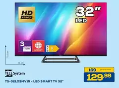 Telesystem - Ts-32lxsmv15 - Led Smart Tv 32"