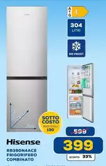 Hisense - RB390N4ACE Frigorifero Combinato
