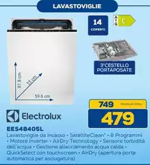 Electrolux - EES48405L A scomparsa totale 14 coperti C