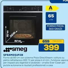Smeg - SET 6A 3S 1PZB 60 cm Piano cottura a gasolina