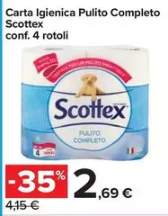 Scottex - Carta Igienica Pulito Completo