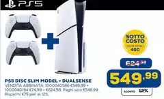 Sony - PS5 Disc Slim Model + Dualsense