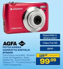 Agfaphoto - Fotocamera Compatta Digitale Kf820r