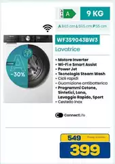 Samsung - Lavatrice WF3S9043BW3