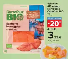 Carrefour Bio - Salmone Affumicato Norvegese