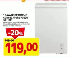 Daya -  Dmcp99ime/e Congelatore Pozzo 99 Litri