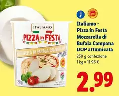 Italiamo - Pizza In Festa Mozzarella Di Bufala Campana DOP Affumicata