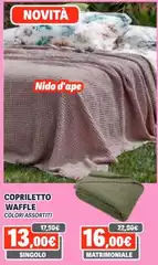 Nido - Copriletto Waffle