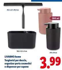 Livarno Home - Tergivetri Per Doccia, Organizer Porta Cosmetici O Dispenser Per Sapone
