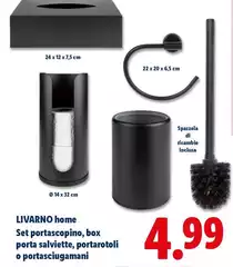 Livarno Home - Set Portascopino, Box Porta Salviette, Portarotoli O Portasciugamani
