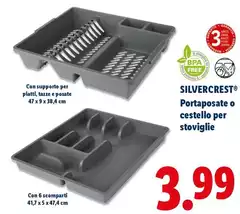 Silvercrest - Portaposate O Castello Per Stoviglie
