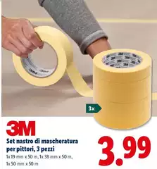 Set Nastro Di Mascheratura Per Pittori, 3 Pezzi