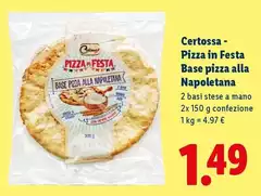 Certossa - Pizza In Festa Base Pizza Alla Napoletana