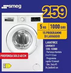 Smeg - Lavatrice LBW50CIT
