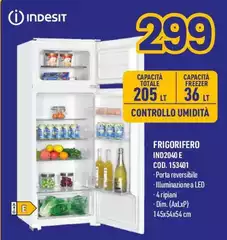Indesit - Frigorifero IND2040 E
